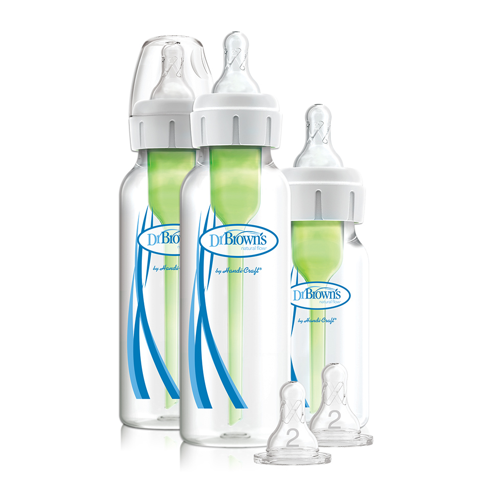 tijdschrift Dwingend gas Dr. Brown's Options+ Anti-colic Bottle | Startpakket Standaard halsfles • Dr.  Brown's