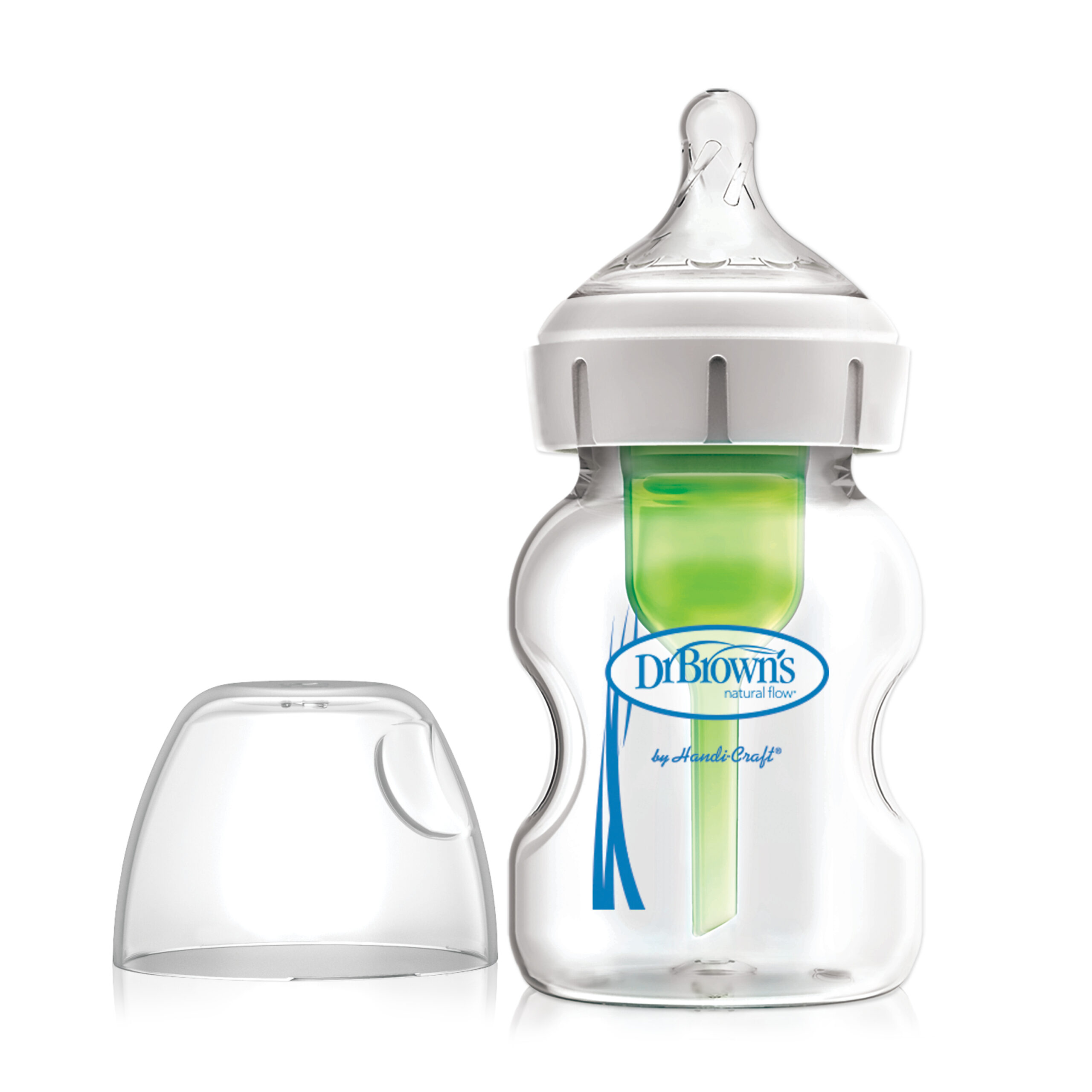 Indirect tactiek Intens Dr. Brown's Options+ Anti-colic Bottle | Brede halsfles 150 ml glas • Dr.  Brown's